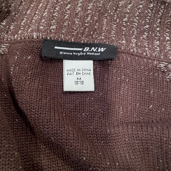 Bianca Nygard Brown Knit Cardigan- size medium - Picture 7 of 11
